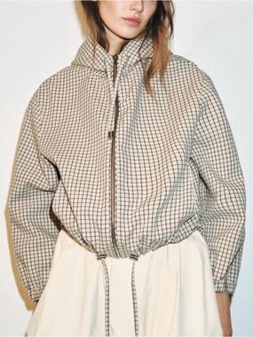 Zara Plaid Hooded Zip - 6318/213/251